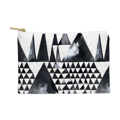 Ninola Design Japandi Geometric Triangles Pouch