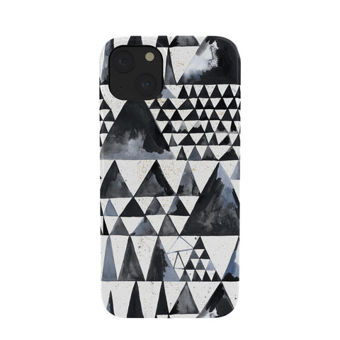 Ninola Design Japandi Geometric Triangles Phone Case