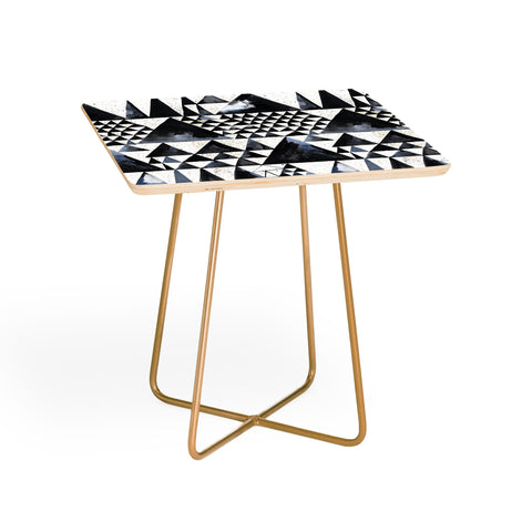 Ninola Design Japandi Geometric Triangles Side Table