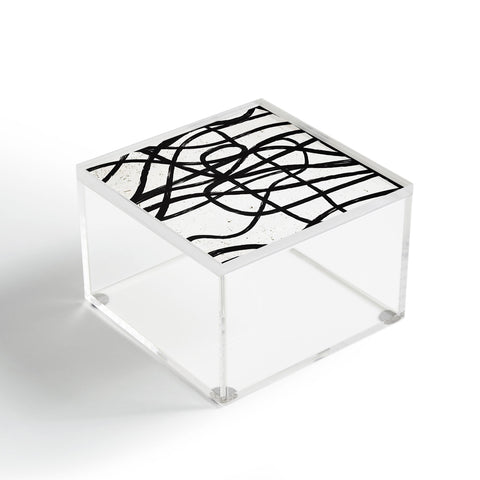 Ninola Design Japandi Minimal Black Marker Acrylic Box