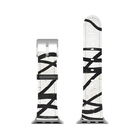 Ninola Design Japandi Minimal Black Marker Apple Watch Band