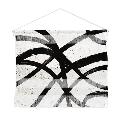 Ninola Design Japandi Minimal Black Marker Wall Hanging Landscape