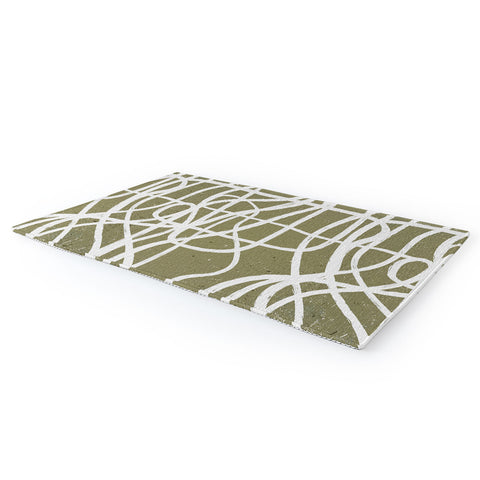 Ninola Design Japandi Minimal Marker Beige Area Rug