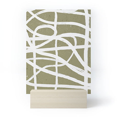 Ninola Design Japandi Minimal Marker Beige Mini Art Print