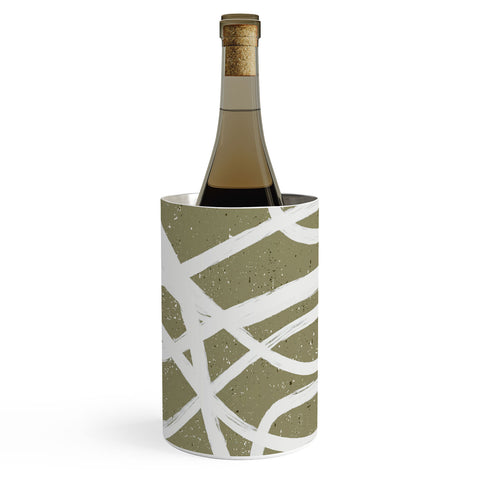 Ninola Design Japandi Minimal Marker Beige Wine Chiller