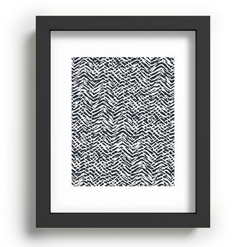 Ninola Design Japandi Texture Marks Recessed Framing Rectangle