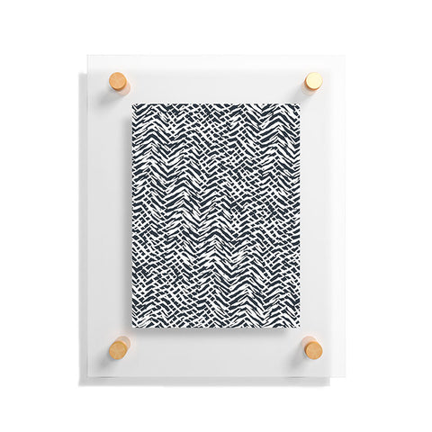 Ninola Design Japandi Texture Marks Floating Acrylic Print