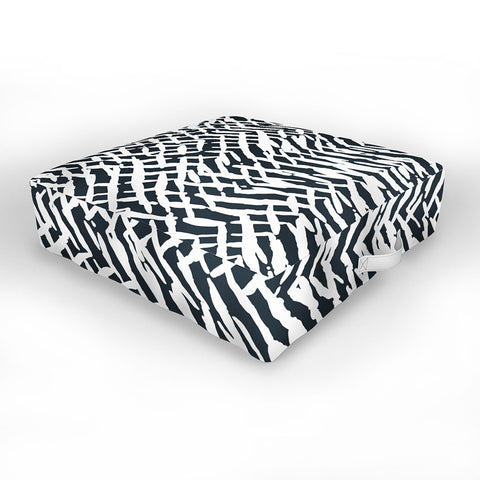 Ninola Design Japandi Texture Marks Outdoor Floor Cushion