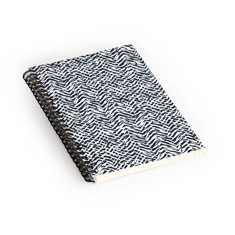 Ninola Design Japandi Texture Marks Spiral Notebook