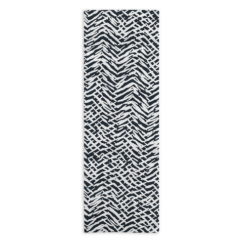 Ninola Design Japandi Texture Marks Yoga Towel