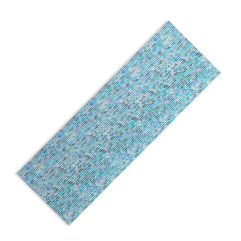 Ninola Design Knit texture Blue Yoga Mat