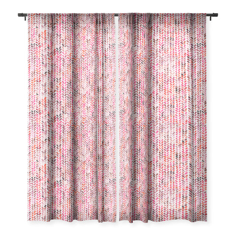 Ninola Design Knitting texture Christmas Red Sheer Non Repeat