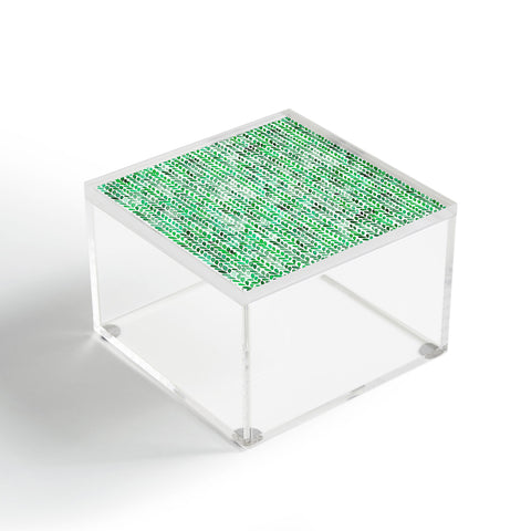Ninola Design Knitting texture Green Acrylic Box