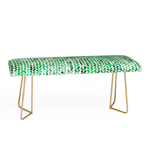 Ninola Design Knitting texture Green Bench