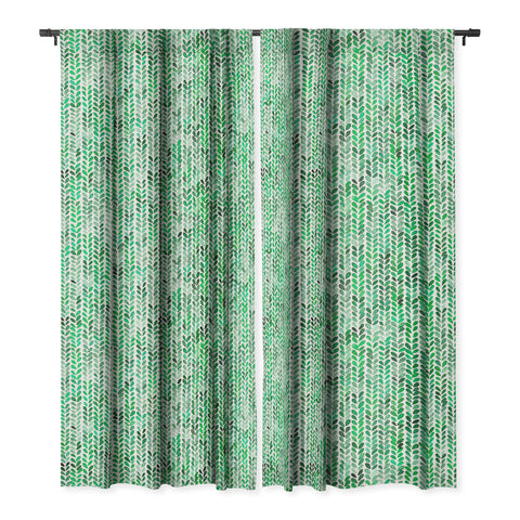 Ninola Design Knitting texture Green Blackout Non Repeat