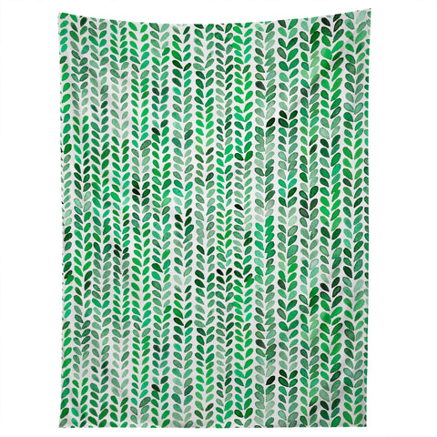 Ninola Design Knitting texture Green Tapestry
