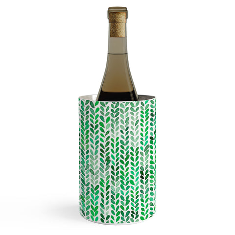 Ninola Design Knitting texture Green Wine Chiller