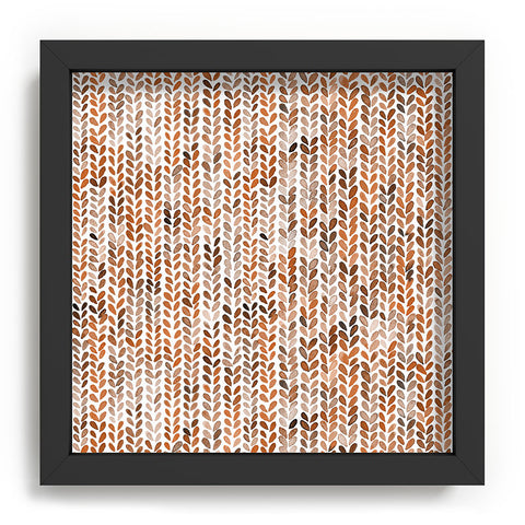 Ninola Design Knitting Wool Fall Terracotta Recessed Framing Square