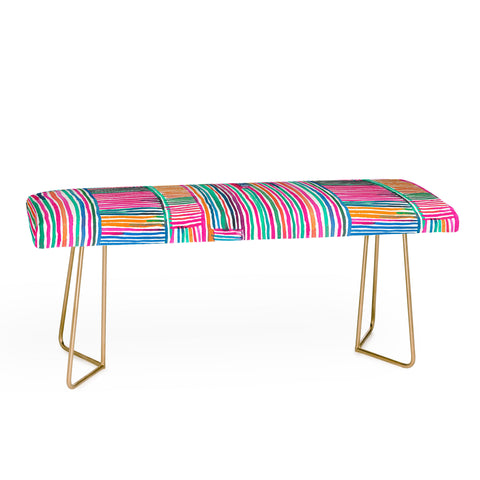 Ninola Design Linear meditation pink Bench