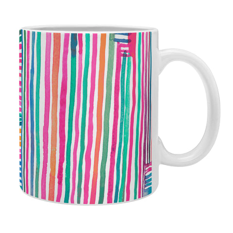 Ninola Design Linear meditation pink Coffee Mug