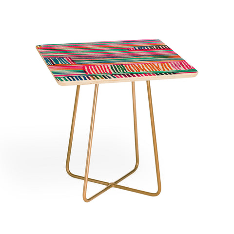 Ninola Design Linear meditation pink Side Table