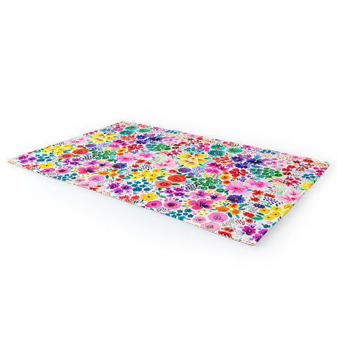 Ninola Design Little artful flowers Multi Area Rug