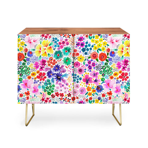 Ninola Design Little artful flowers Multi Credenza