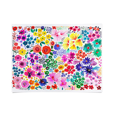 Ninola Design Little artful flowers Multi Poster