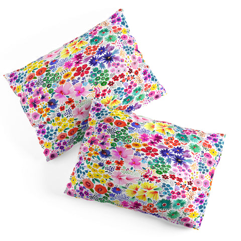 Ninola Design Little artful flowers Multi Pillow Shams