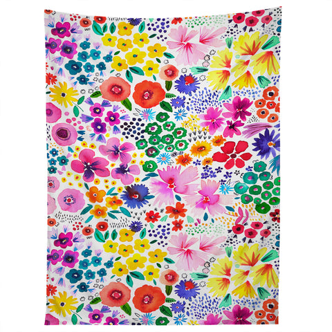 Ninola Design Little artful flowers Multi Tapestry