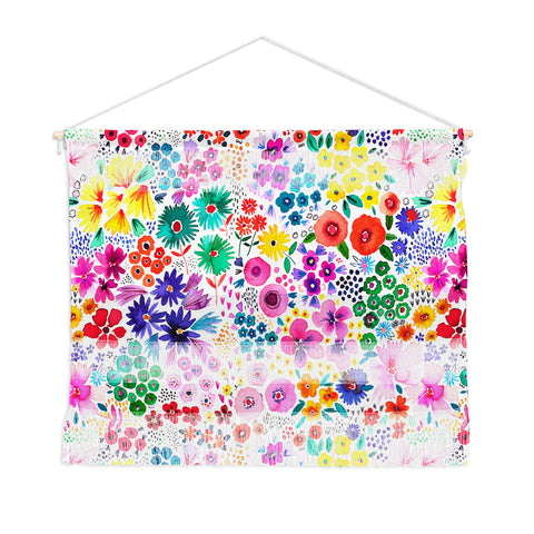 Ninola Design Little artful flowers Multi Wall Hanging Landscape