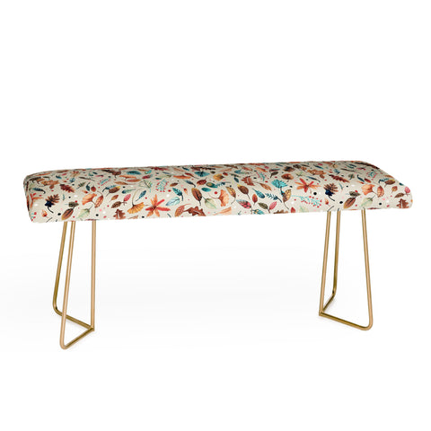 Ninola Design Little Autumn Leaves Bench