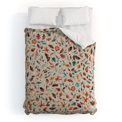Ninola Design Little Autumn Leaves Comforter