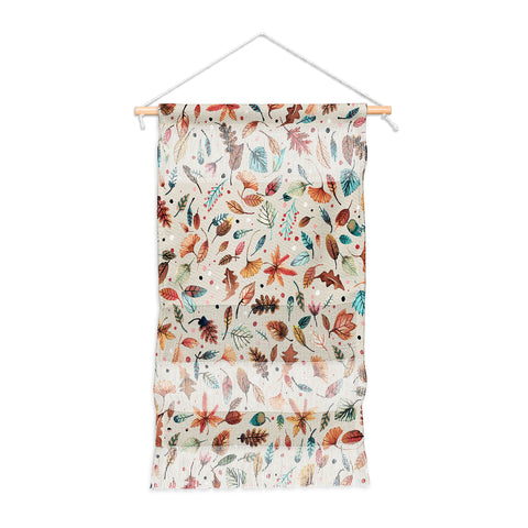 Ninola Design Little Autumn Leaves Wall Hanging Portrait