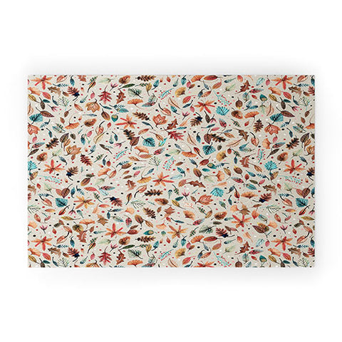 Ninola Design Little Autumn Leaves Welcome Mat