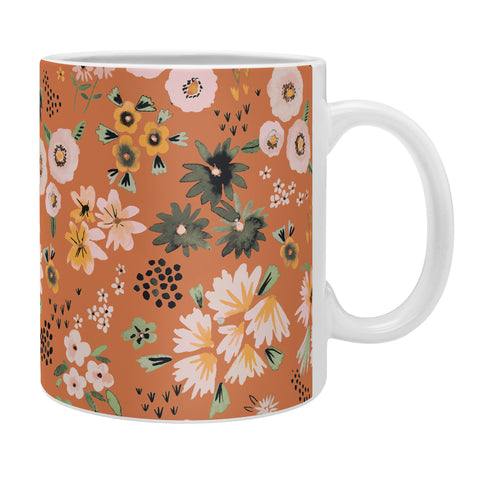Ninola Design Little desert flowers Terracota Coffee Mug