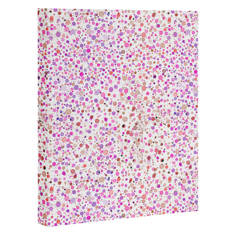 Ninola Design Little dots pink Art Canvas
