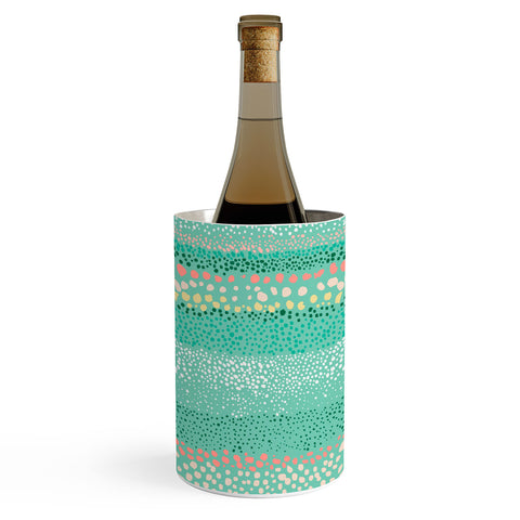 Ninola Design Little Dots Textured Green Wine Chiller