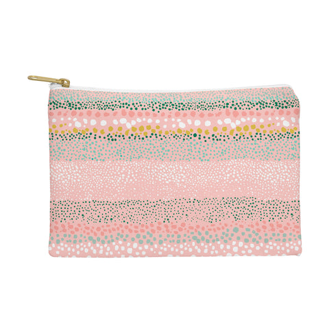 Ninola Design Little Dots Textured Pink Pouch