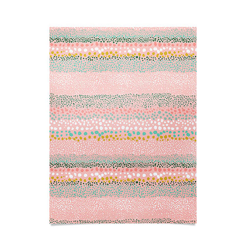 Ninola Design Little Dots Textured Pink Poster