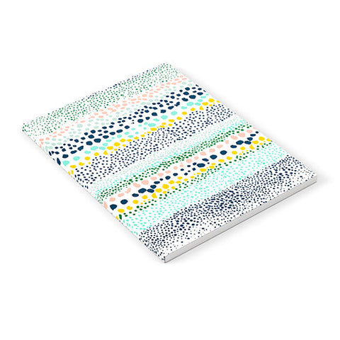 Ninola Design Little Dots Textured White Notebook