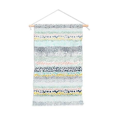 Ninola Design Little Dots Textured White Wall Hanging Portrait