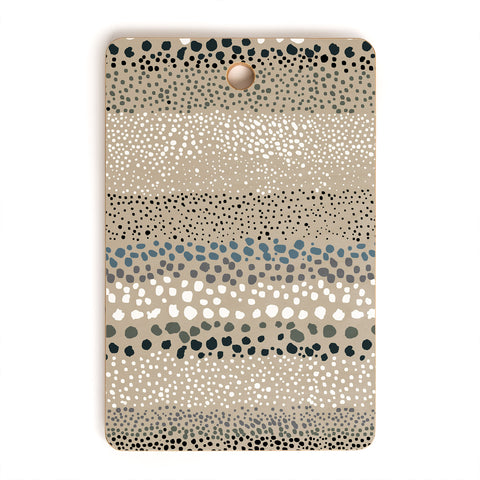 Ninola Design Little textured dots Sand Cutting Board Rectangle