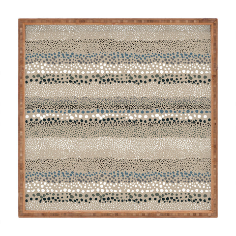 Ninola Design Little textured dots Sand Square Tray
