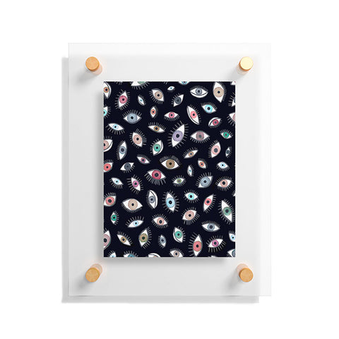 Ninola Design Looking eyes black Floating Acrylic Print