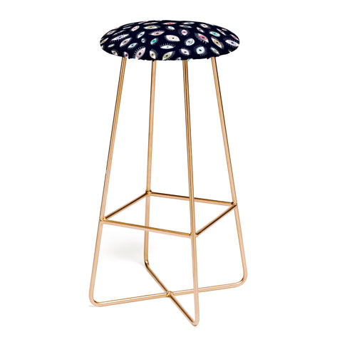Ninola Design Looking eyes black Bar Stool