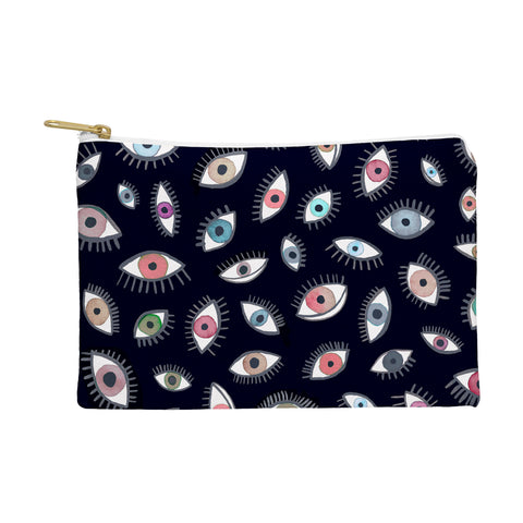 Ninola Design Looking eyes black Pouch