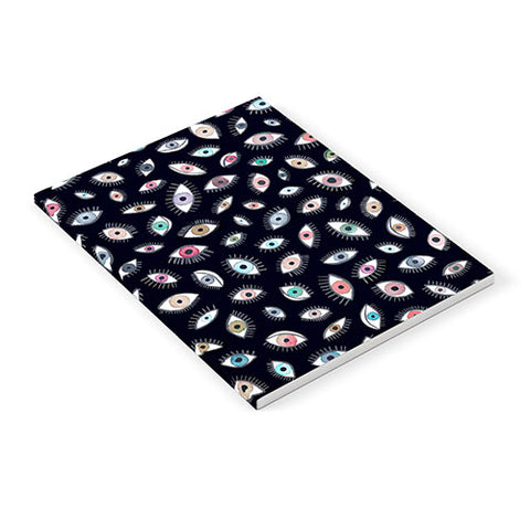 Ninola Design Looking eyes black Notebook