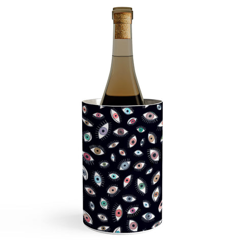 Ninola Design Looking eyes black Wine Chiller