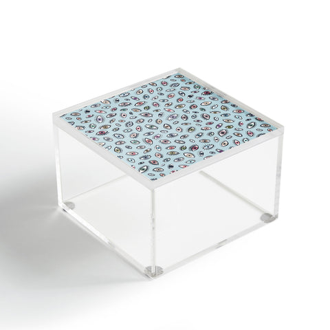 Ninola Design Looking eyes blue Acrylic Box